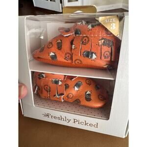 Freshly Picked Leather Moccasins Hamster hulaboo size 3c / leather booties  NIB